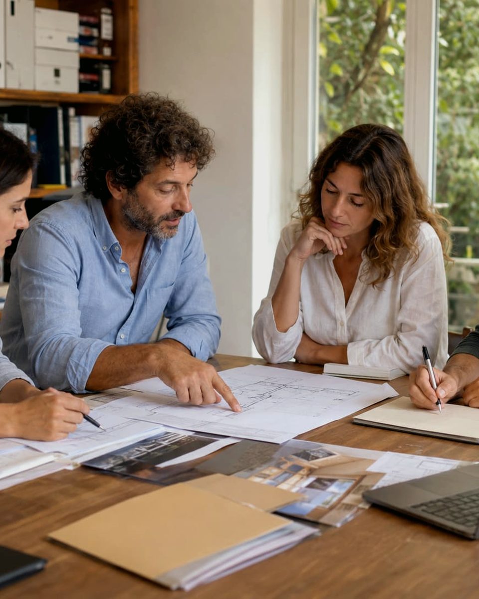 Il team Dimorama al lavoro